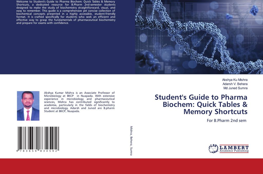 Student's Guide to Pharma Biochem: Quick Tables & Memory Shortcuts