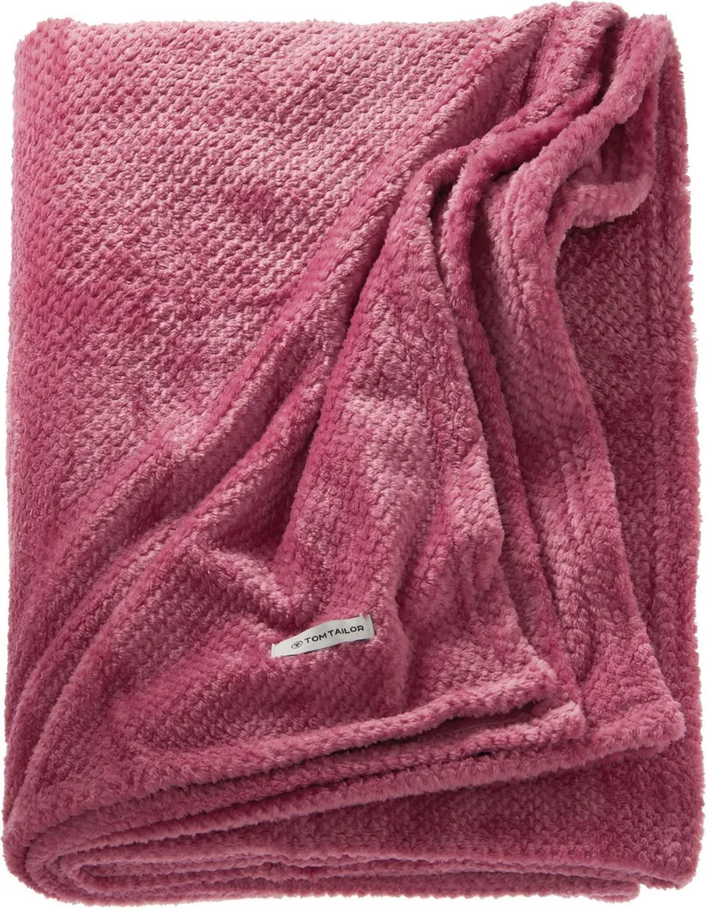 Couvre-lit TOM TAILOR 140x190 cm STRUCTURE Baie - Lit toujours impeccable