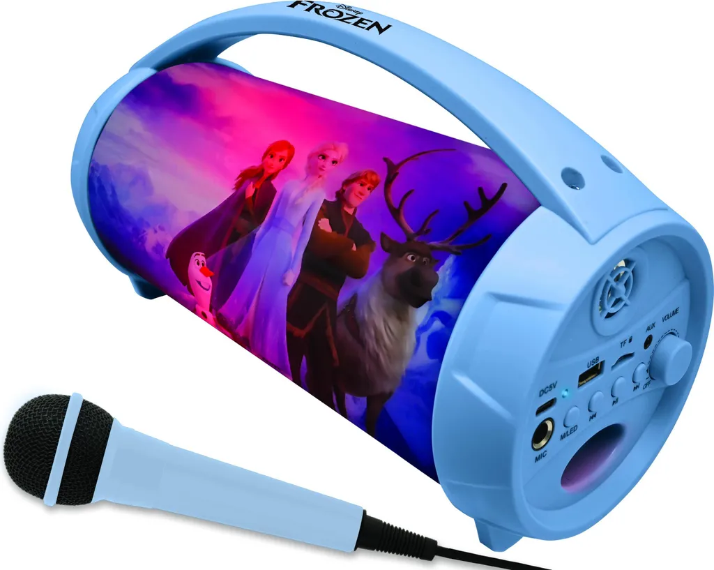 Haut-parleur Bluetooth Disney Frozen microphone enfant stop aux cris sans micro