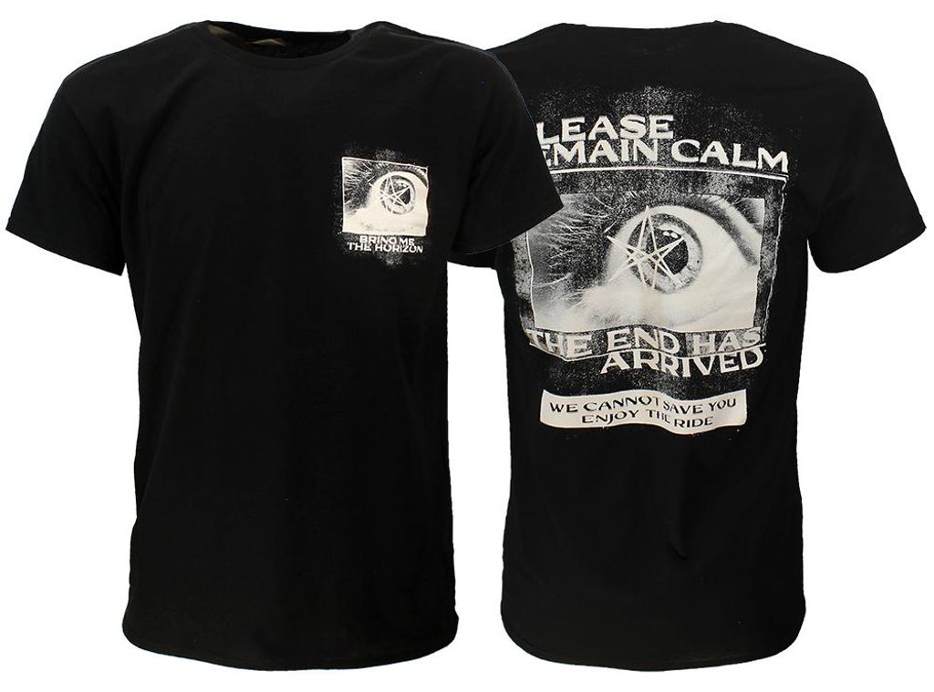 Bring Me The Horizon BMTH Remain Calm T-Shirt Offizielles Merchandise - XXL