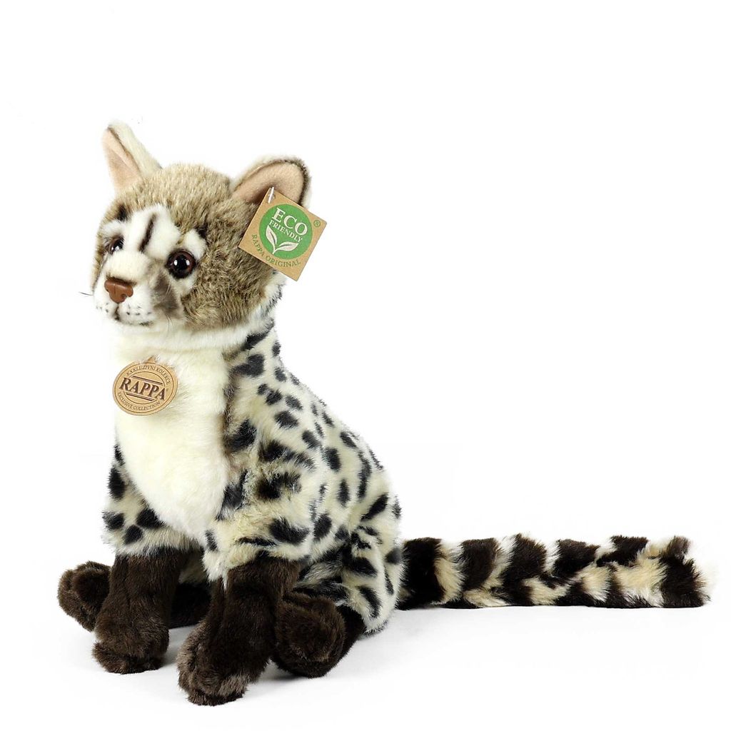 EBO 47302 Foxterrier Plüschtier – Sitzend, 28 Cm, Aus Weichem Plüsch Mit Braun-schwarzen Flecken
