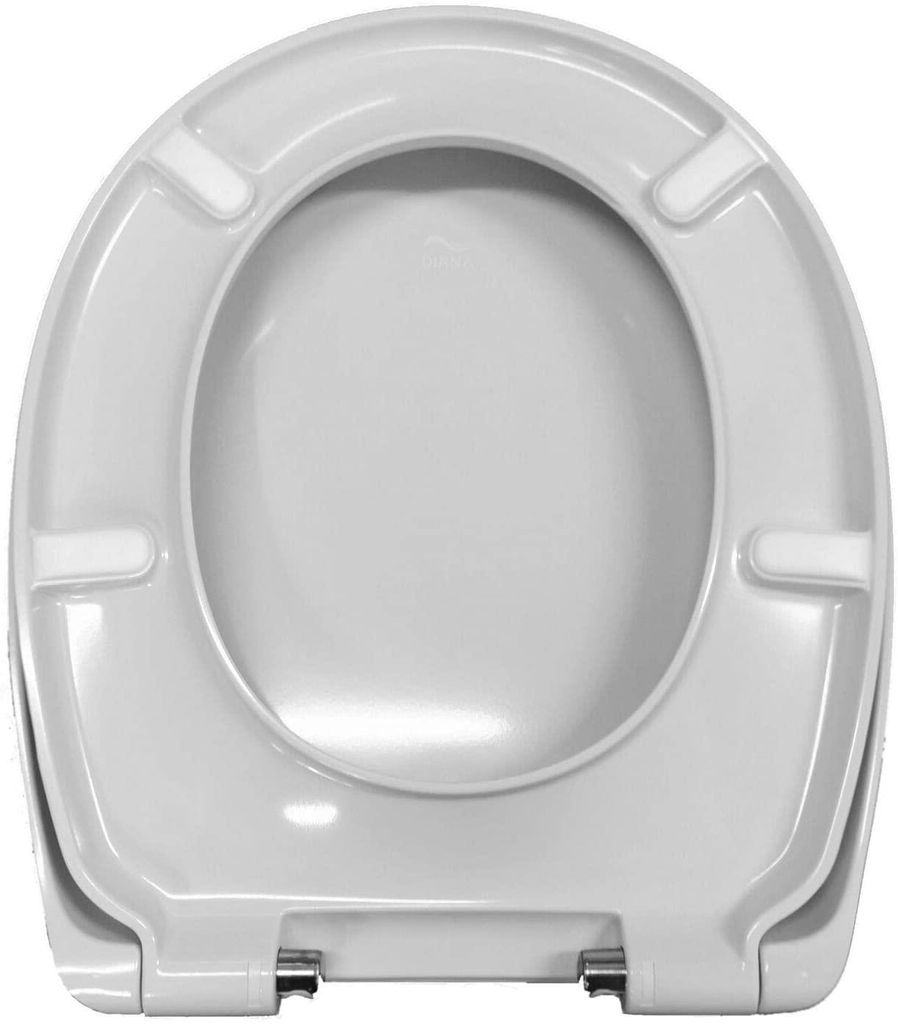 VitrA WC-Sitz Era Premium – Mit SoftClose Deckel Und Edelstahl-Befestigung | Weiß, Oval