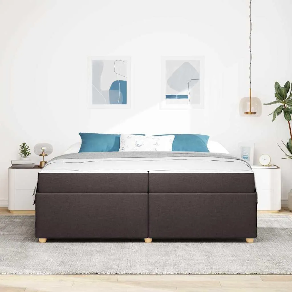 Lit 200x200 cm avec matelas brun foncé : fini le manque d'espace nuit - 3