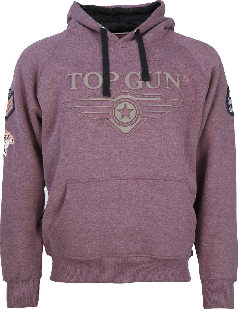 Top Gun Kapuzenpullover Simulator TG20191025 Herren bordeaux 3XL