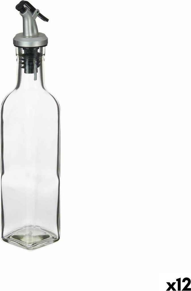 Vivalto Ölkanne YHP-F0421A/DH12 Transparentes Glas Stahl 250 ml 5 x 24,5 x 5 cm (12 Stk.)