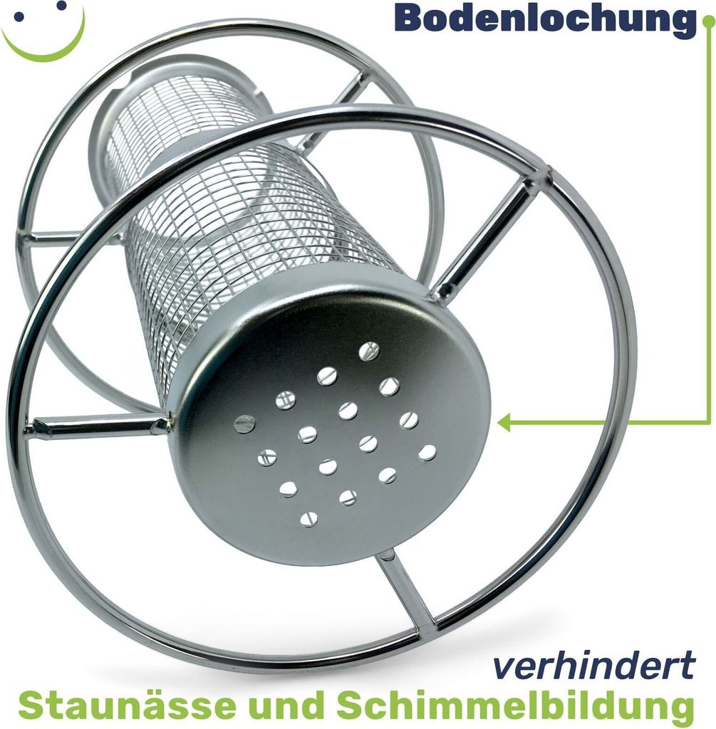 2x FUNSUEI Vogelfutterspender Aus Edelstahl – Transparent, Wetterfest & Großes Fassungsvermögen Für Garten & Balkon