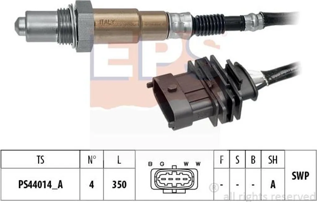 Capteur d'oxygène automobile type sonde lambda OE pour Opel Meriva
