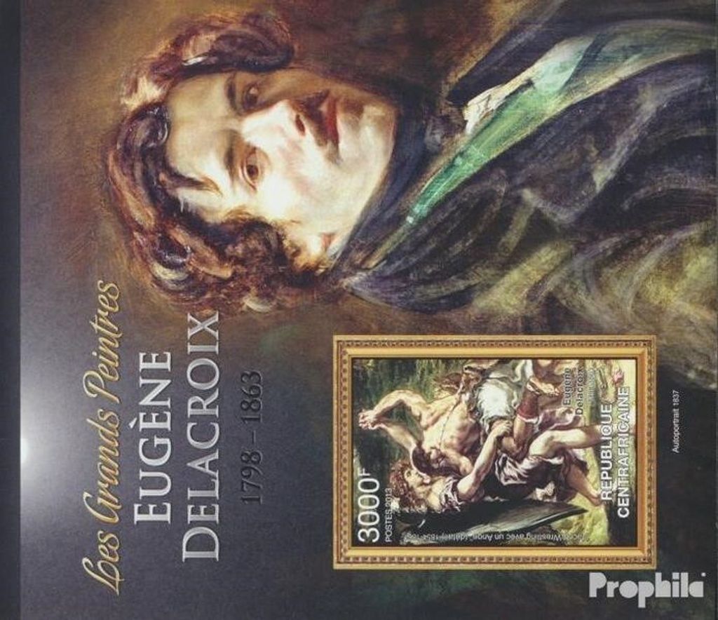 Briefmarken Zentralafrikanische Republik 2013 Mi Block 1003 Produktbild 