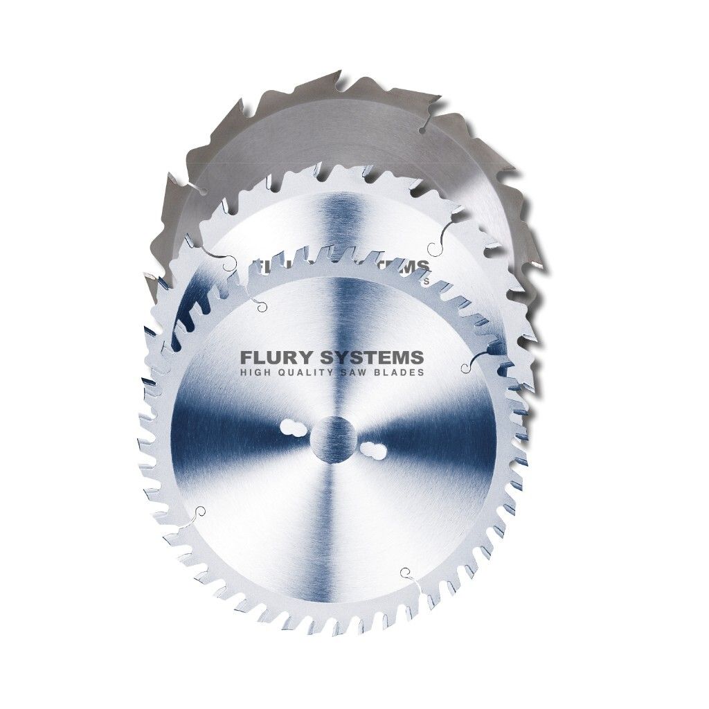 Flury HW-Kreissägeblatt - SET " Zimmerer" 350x30 Z16 FZ; 350x30 Z32 WZ;