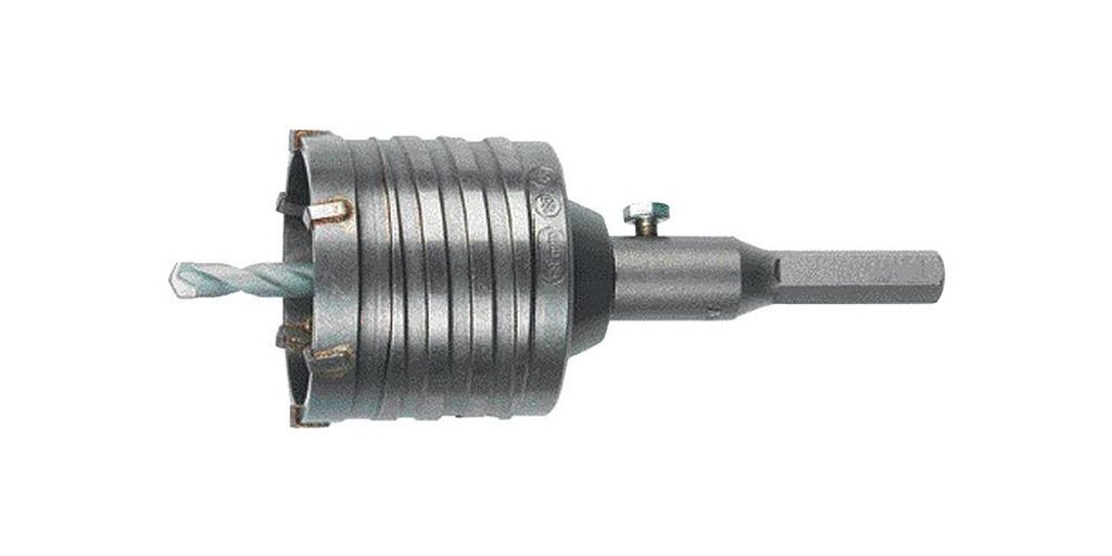 Heller Bohrkrone HM-bestückt Durchmesser 68mm mit 6-kant Produktbild 