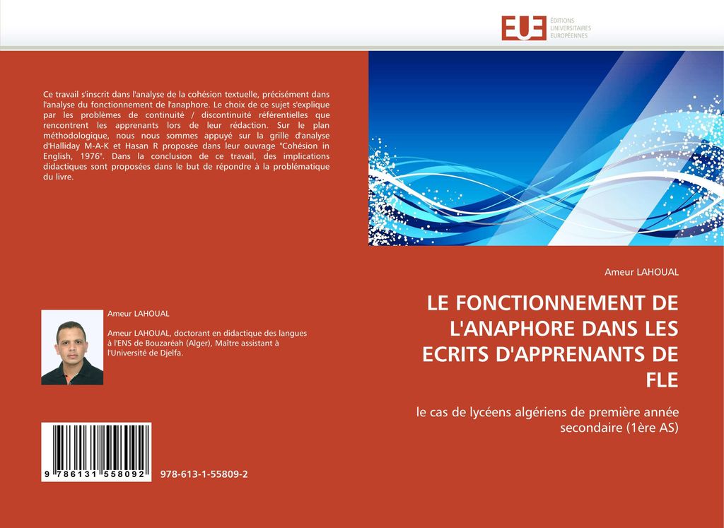 Le Fonctionnement De L'anaphore Dans Les Ecrits D'apprenants De Fle
