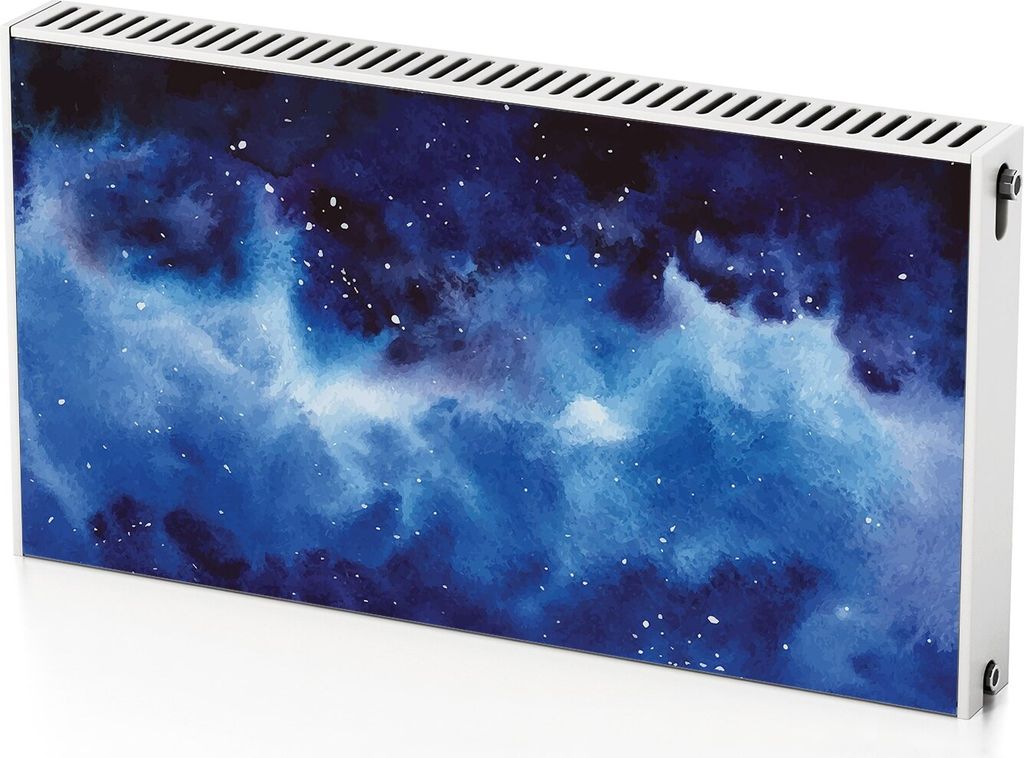 Weltraumsterne – Magnetische Heizkörperabdeckung – 110x60 cm – Magnet Heizkörperabdeckung – 3D Würfel – Heizkörperverkleidung – Mag...