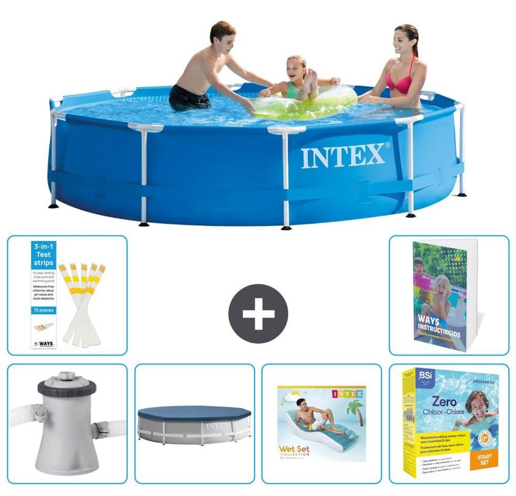 Frame Pool Rund - 305x76 cm - 7-teilig S309