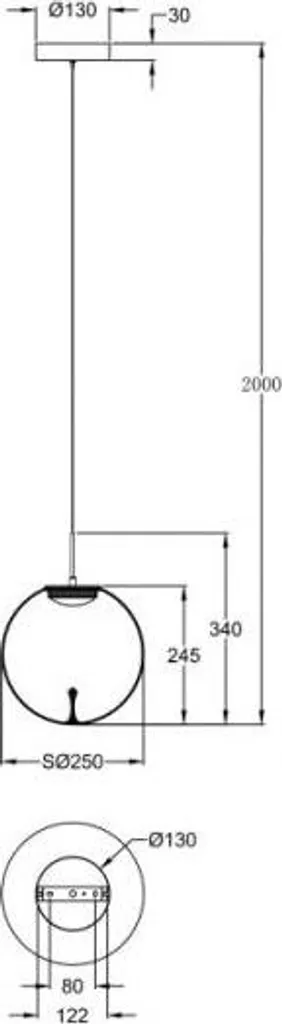 Suspension Ariel Fabas Luce Dimmable - Éclairage LED 14W Haute Qualité - 3
