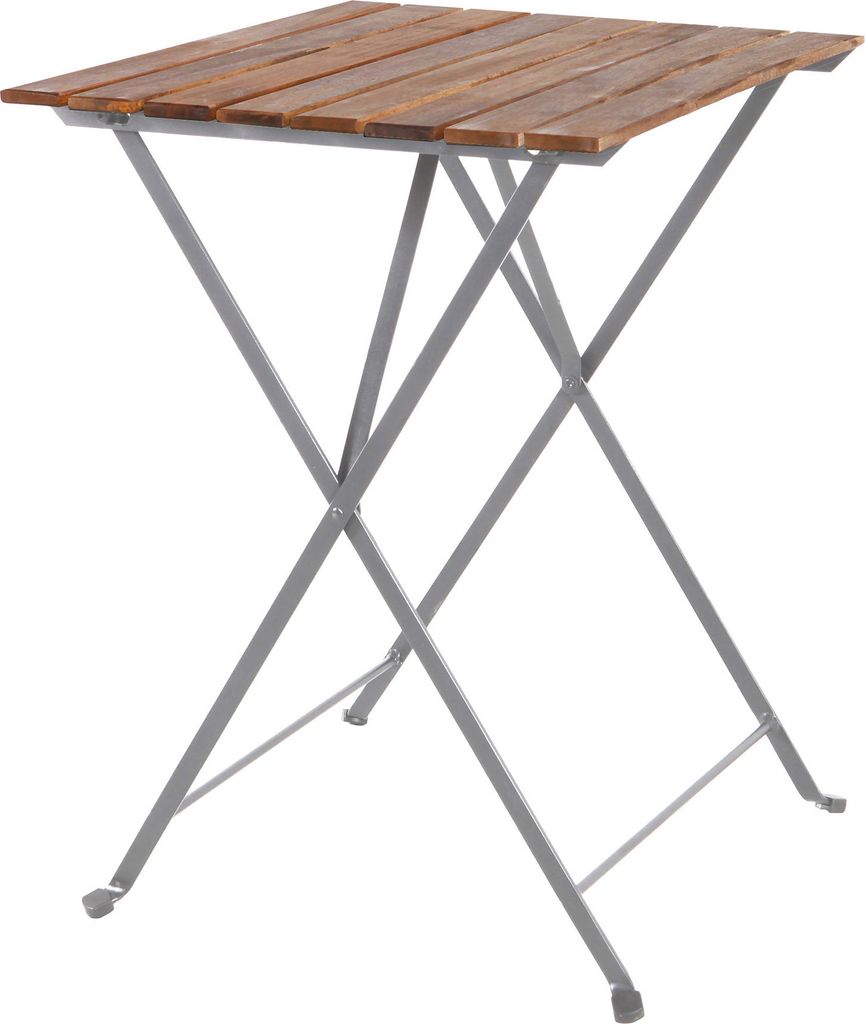 Biergarten Tisch Gartentisch Klapptisch 70 x 70 cm Akazie