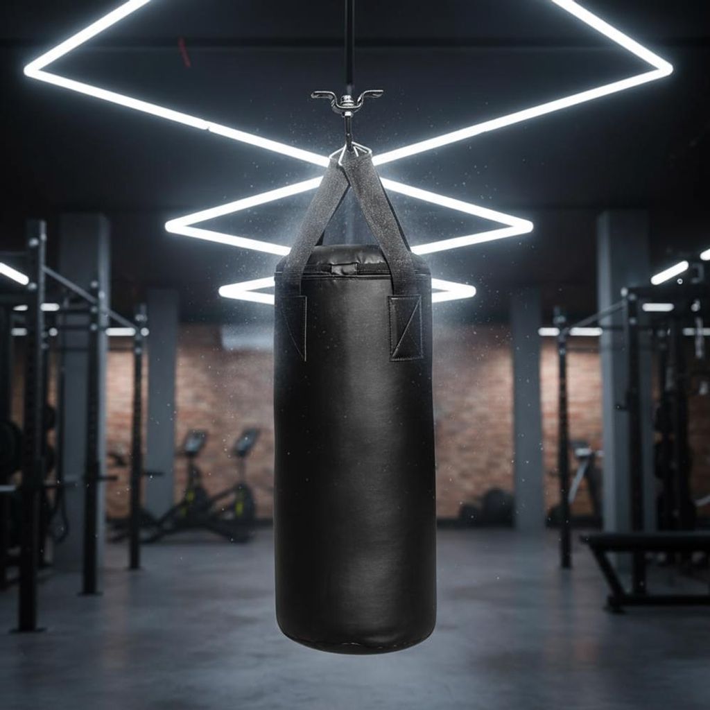 Boxerský set 10 kg boxovacie vrece naplnené + držiak + Obrázok produktu 