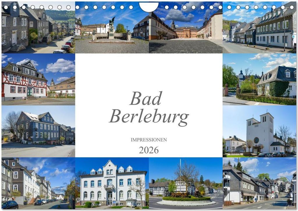 Bad Berleburg Impressionen (Wandkalender 2026 DIN A4 quer), CALVENDO Monatskalender