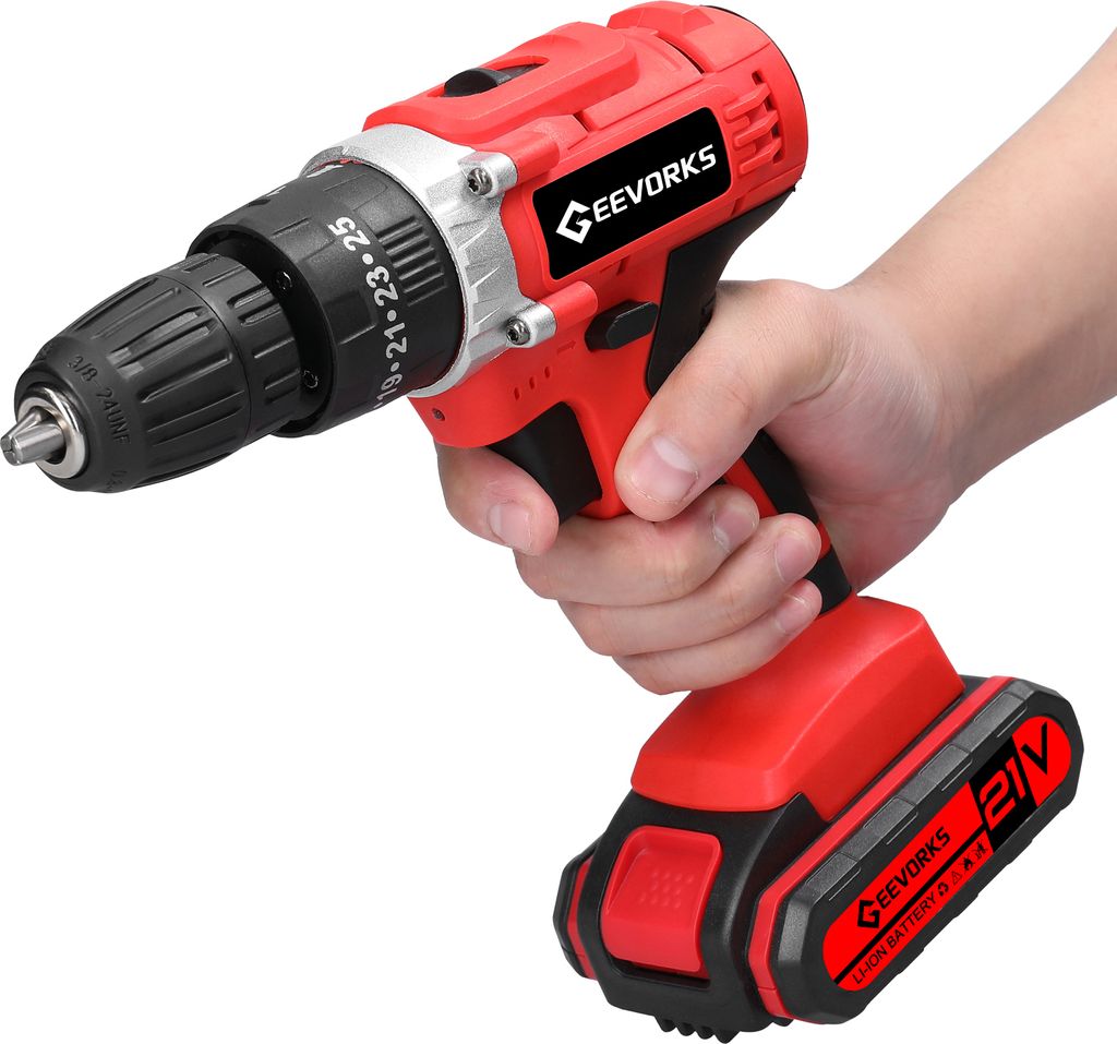 21V příklepové vrtačky Sada akumulátorových šroubováků Obrázek produktu 4