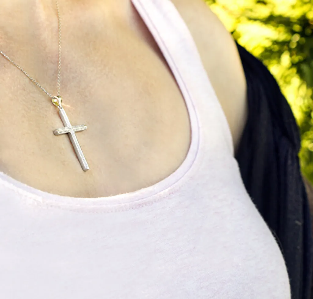 Ciondolo Croce Argento AGH94 - Accessorio Everyday Wear Argento 925