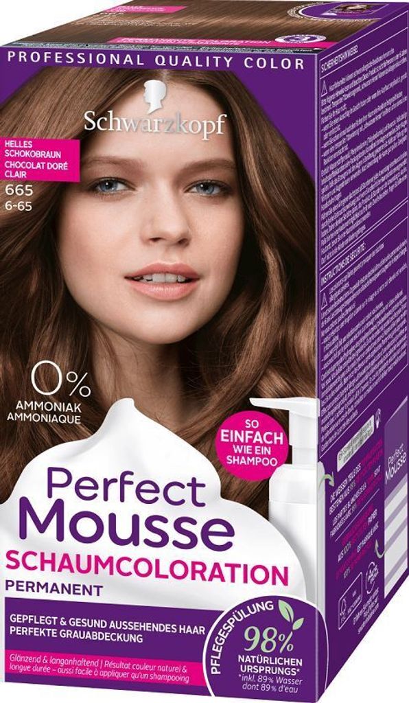 Schwarzkopf Perfect Mousse Permanente Schaumcoloration Produktbild 1