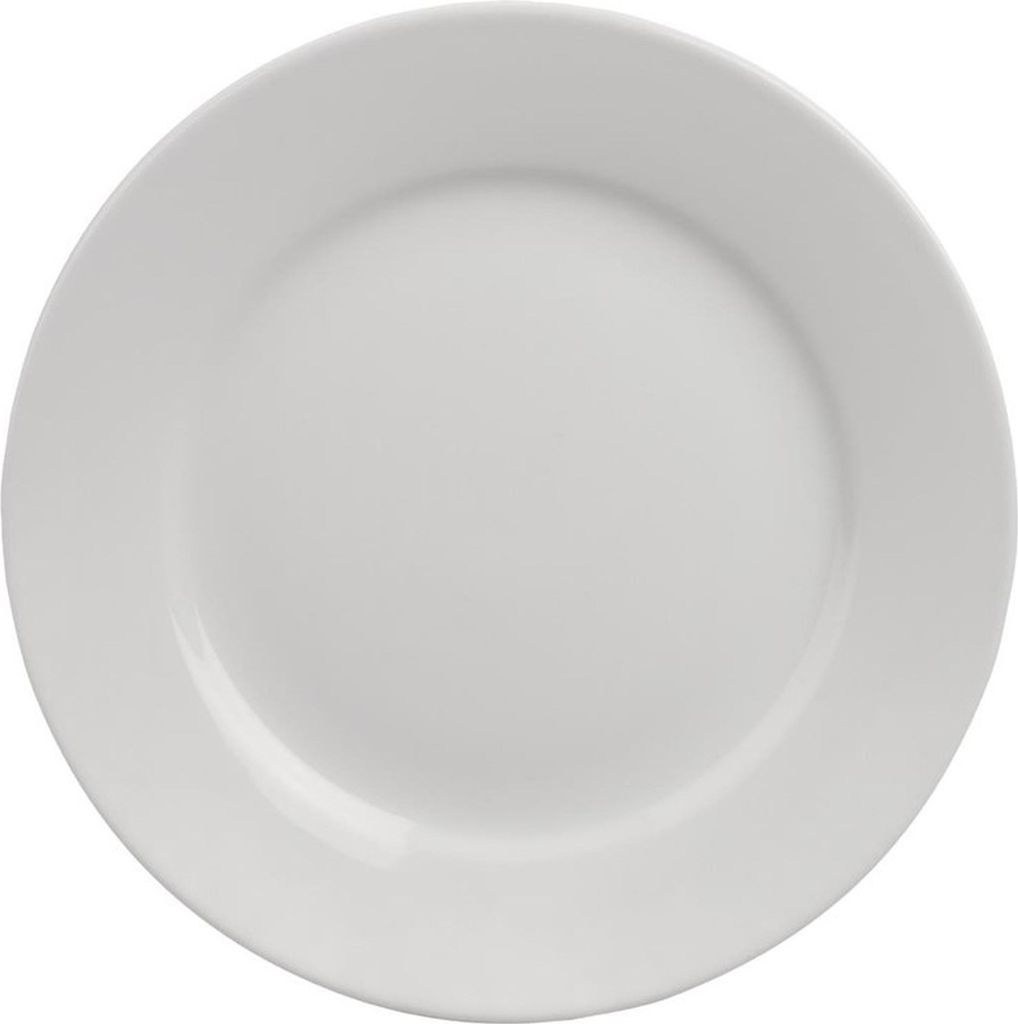 Teller Olympia Athena | rund | breiter Rand | 22,8cm | 24 Teller | Porzellan