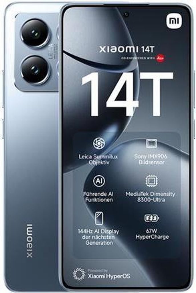Xiaomi 14T (12GB+256GB) titan blue Handys