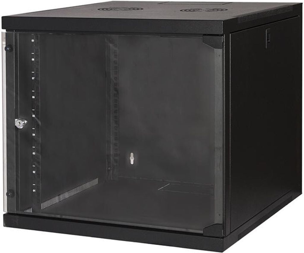 Link Accessori LK1909U66N Rack 9U Wandmontiertes Regal Schwarz