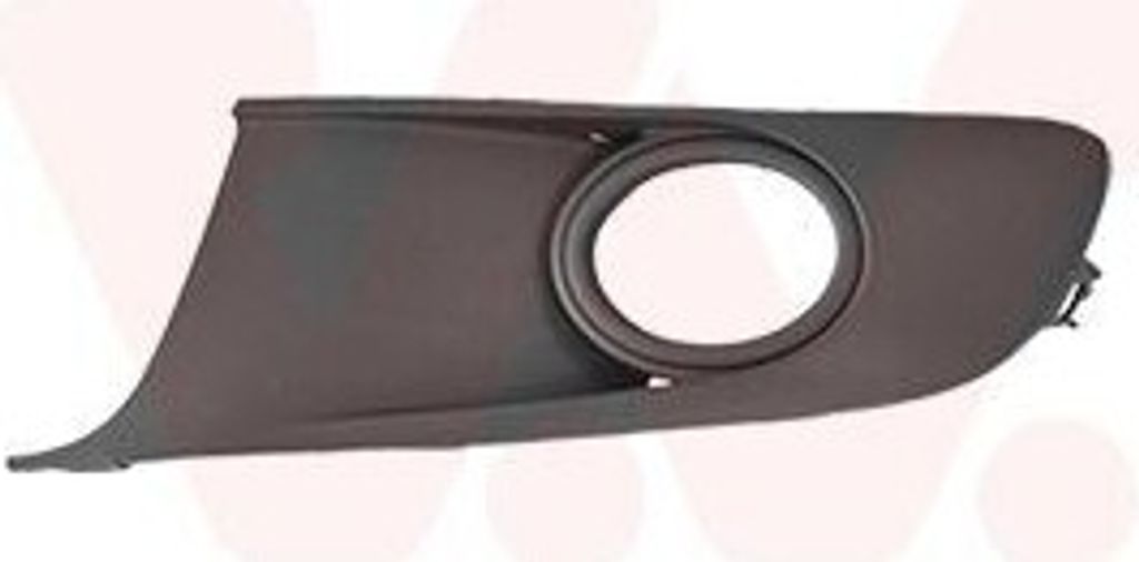 VAN WEZEL Lüftungsgitter Grill Stoßfänger für VW TOURAN (1T1, 1T2) mit Loch/Löchern für Nebellampen