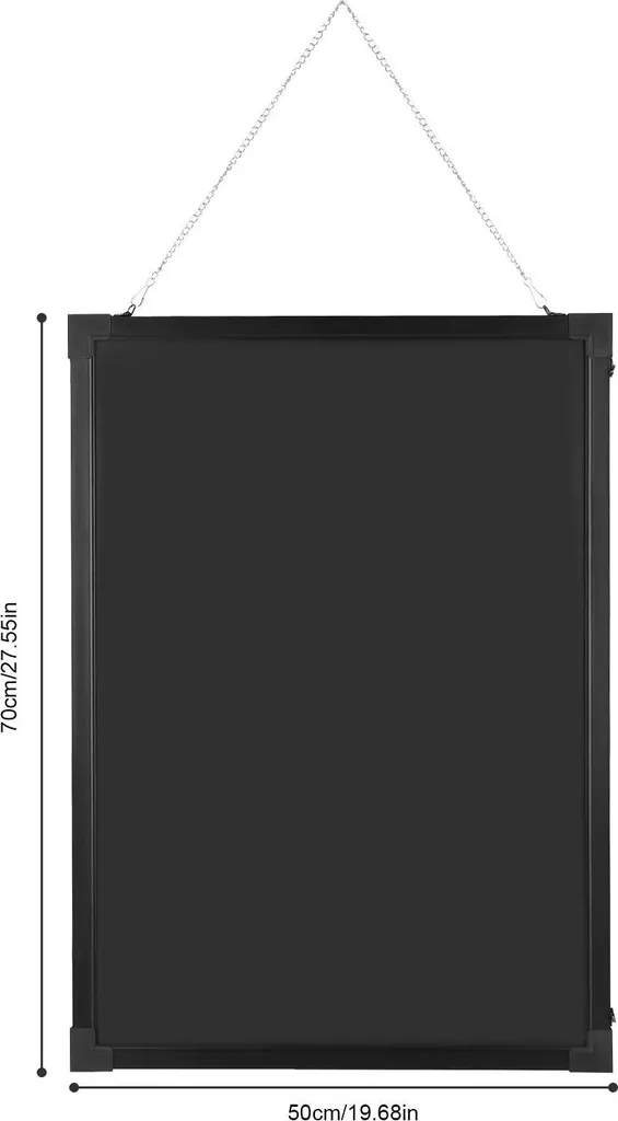 Panneau LED effet néon 18 modes avec surface effaçable noire 60x40 cm - 2