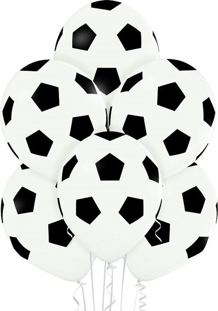 Luftballons Set FUSSBALL WM Geburtstag 6-tlg.