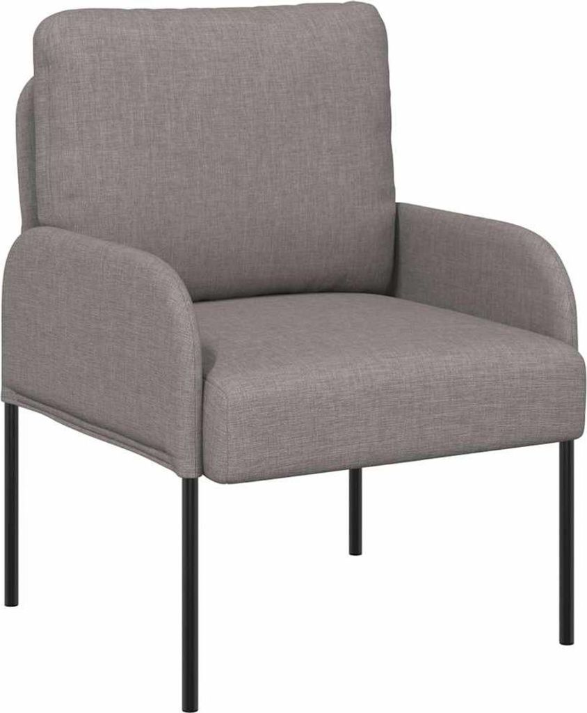 vidaXL Sofas mit Kissen 55cm Taupe Sperrholz