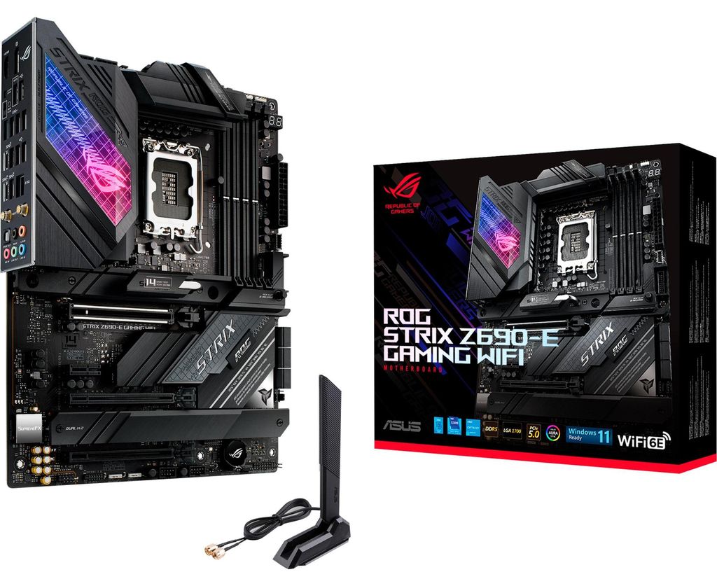 ASUS ROG STRIX Z690-E GAMING WIFI, Mainboard Produktbild 