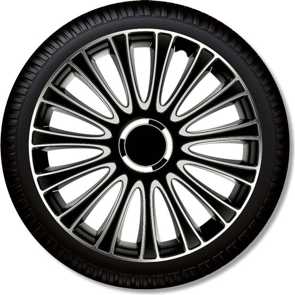 Radzierblende LeMans pro schwarz Größe 14" 2-fach lackiert Material: ABS in Petex Box