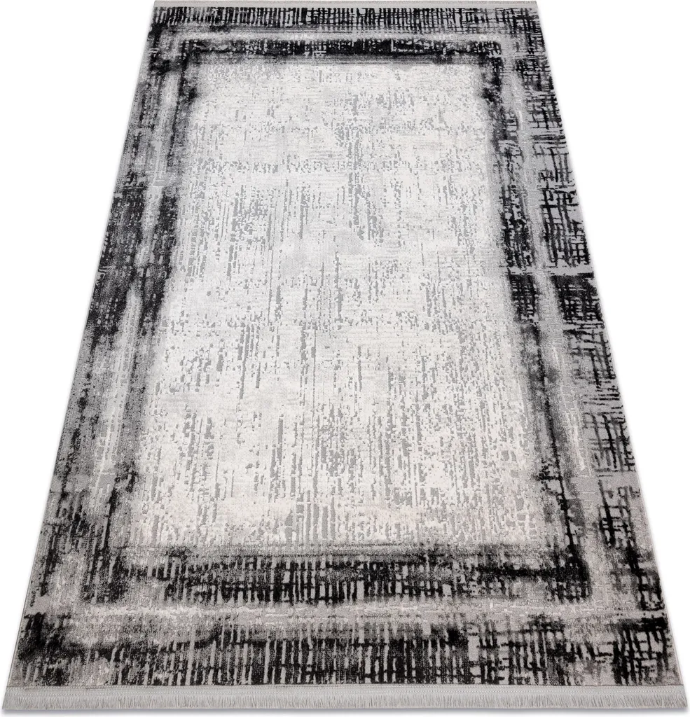 Tapis structurel TULS 51235 anthracite à glands, effet relief 3D