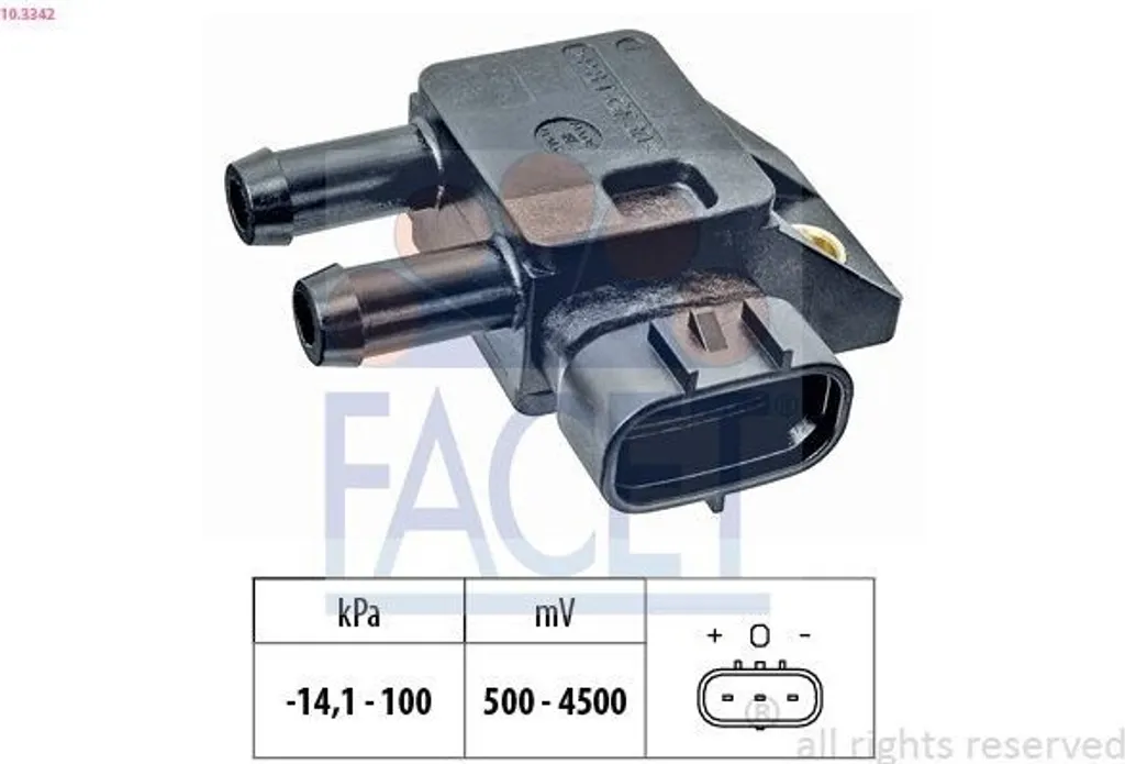 Capteur de Gaz d'Échappement pour FIAT Fullback et MITSUBISHI L200