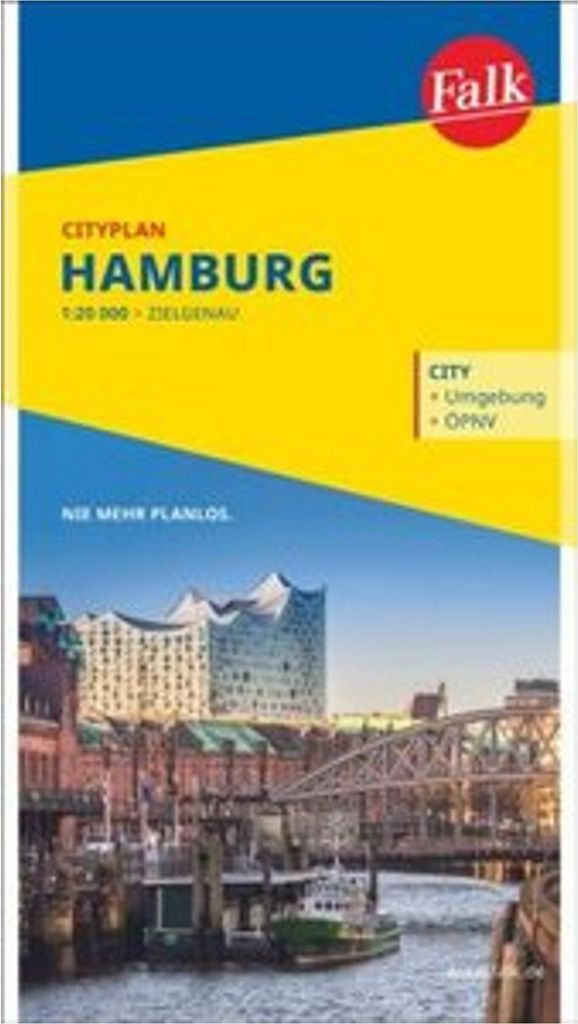 Falk Cityplan Hamburg 1:22.500 Immagine del prodotto 