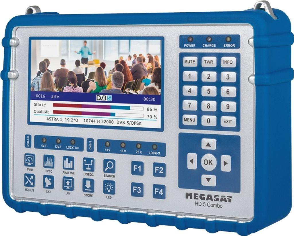 Megasat HD-5 Combo, 950 - 2150 MHz, 1 kusov, Modrá, Obrázok produktu 