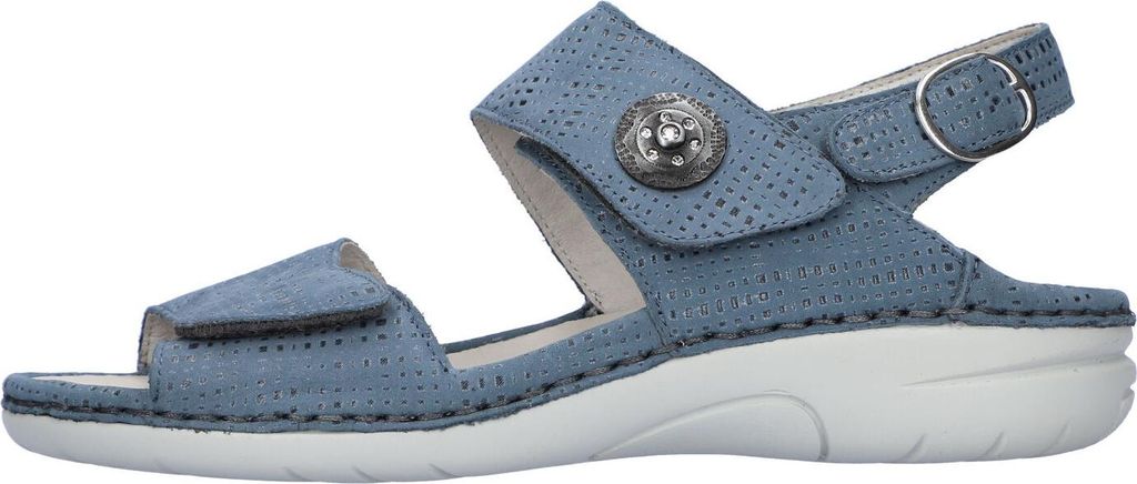 Waldläufer gunna Damen Sandalette in Blau, Größe 8