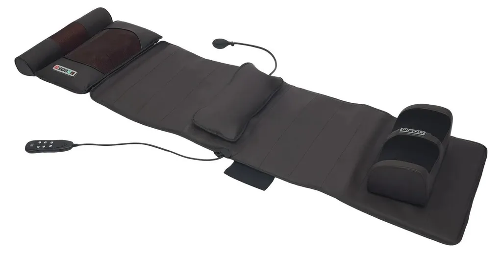 Masseur électrique Shiatsu : Coussin 5 modes pour cervicales et dos - 30W