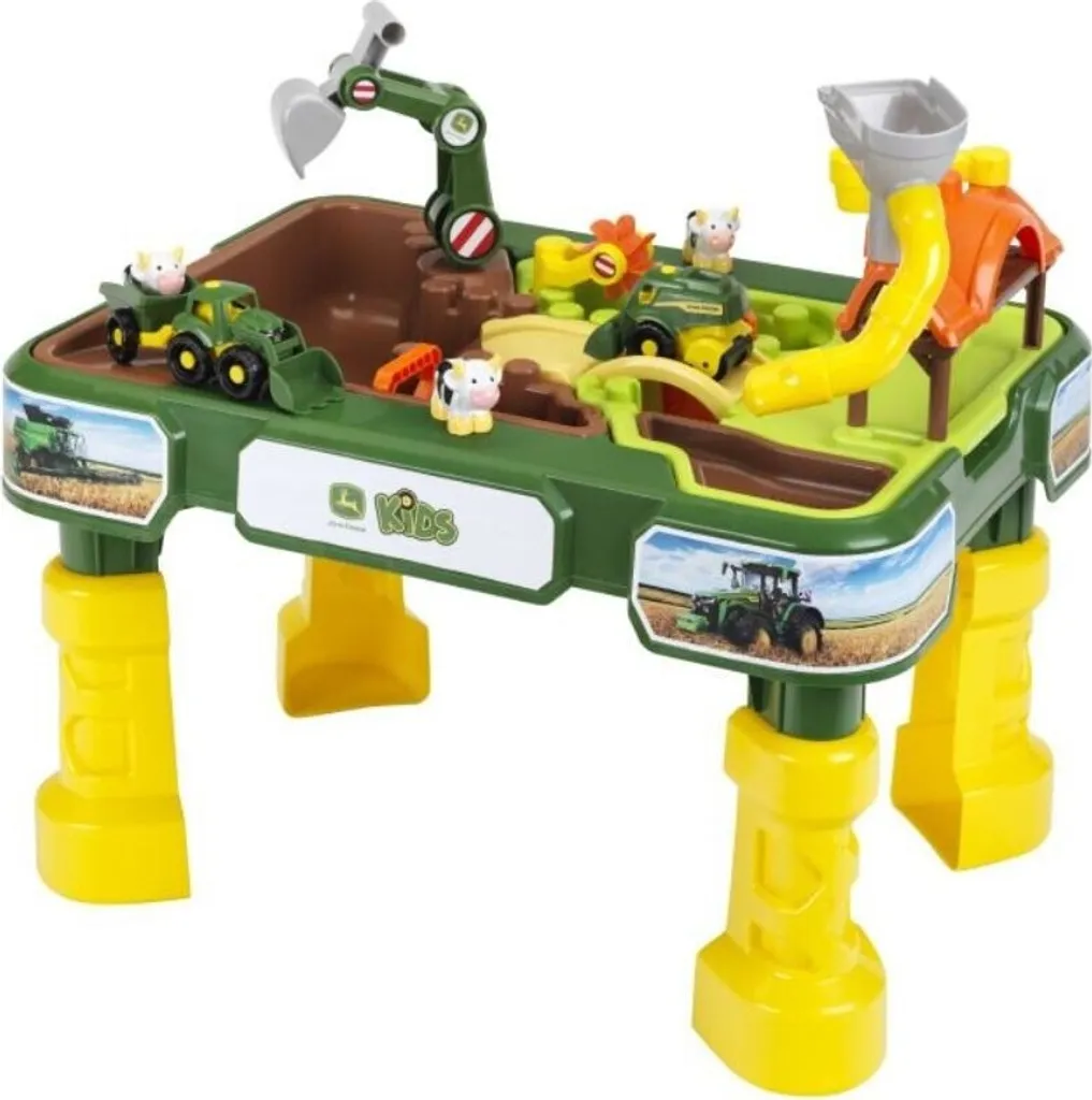 Table de jeu John Deere Farm 2-en-1 avec accessoires de ferme - 16