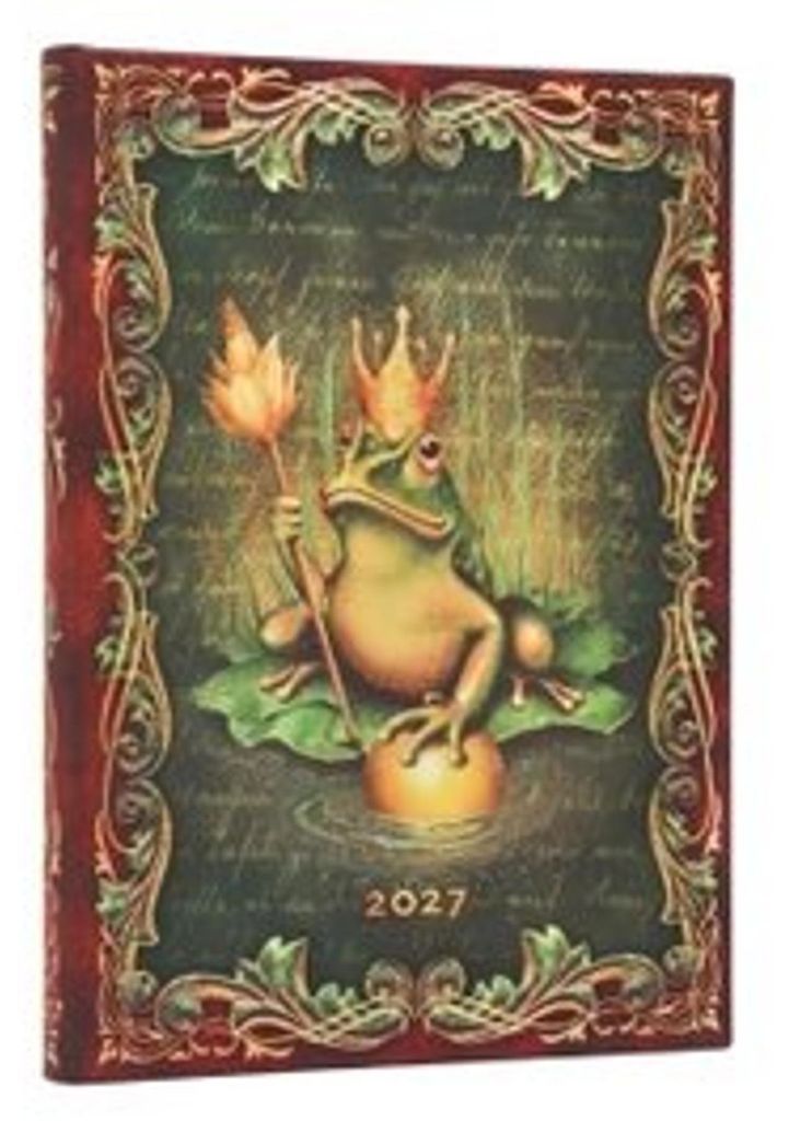 Calendrier mural 2027. Les frères Grimm, Le Roi Grenouille. Image du produit 