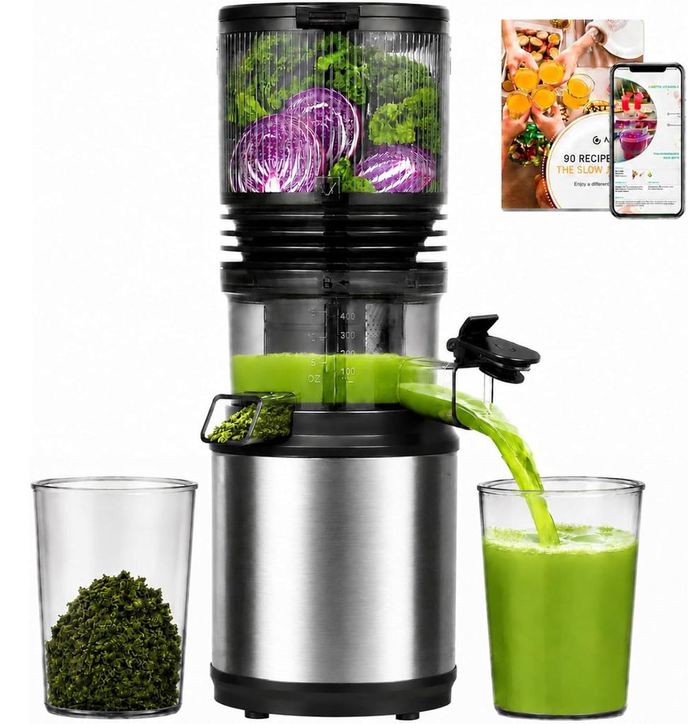 Slow-Juicer Entsafter 600ml langsame Umdrehung Produktbild 