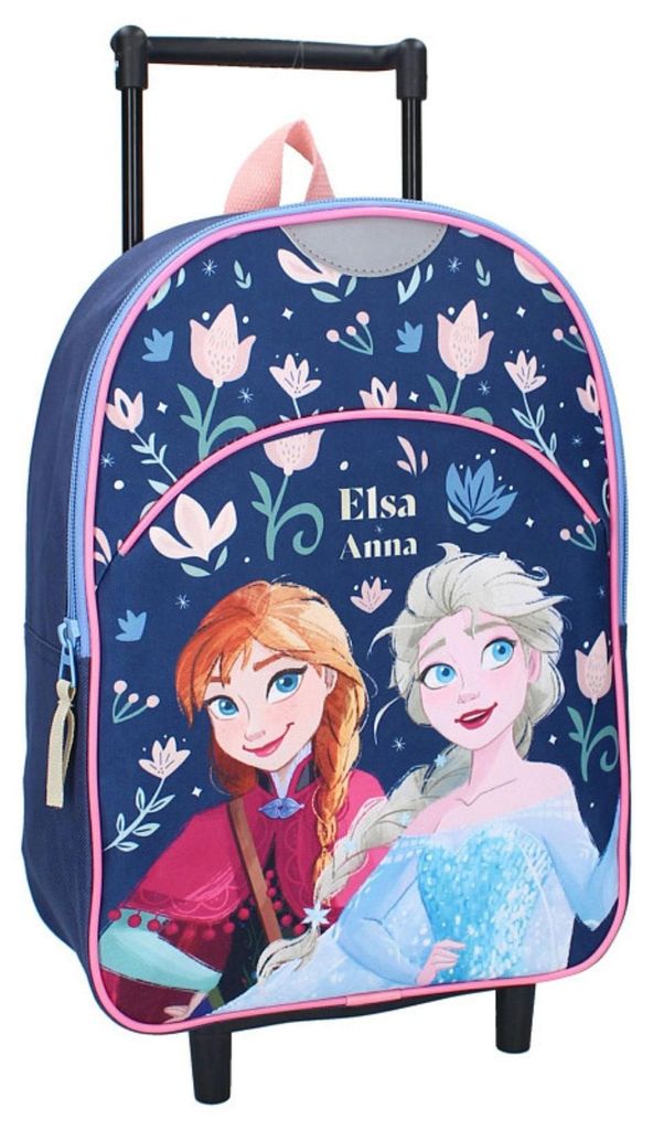 Frozen Kinder Trolley Rucksack mit Elsa & Anna Aufdruck & Produktbild 