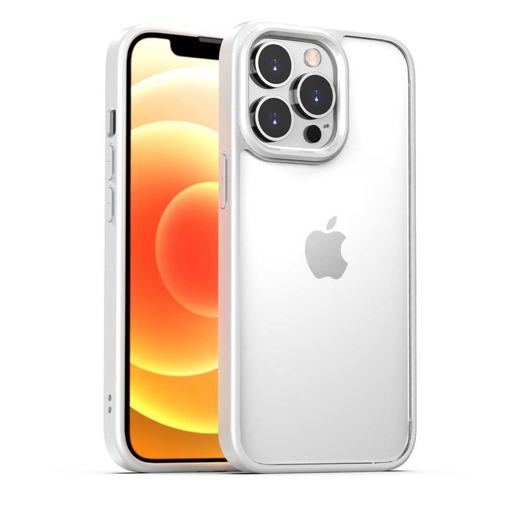 Smartphonica TPU Strong Fall mit klaren zurück für iPhone 13 Mini - weiß