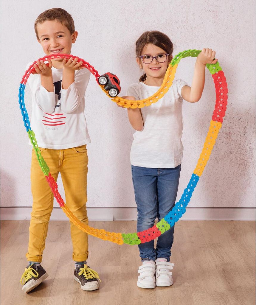 Smoby FleXtreme Starter-Set Autorennbahn - 184 bunte Produktbild 32