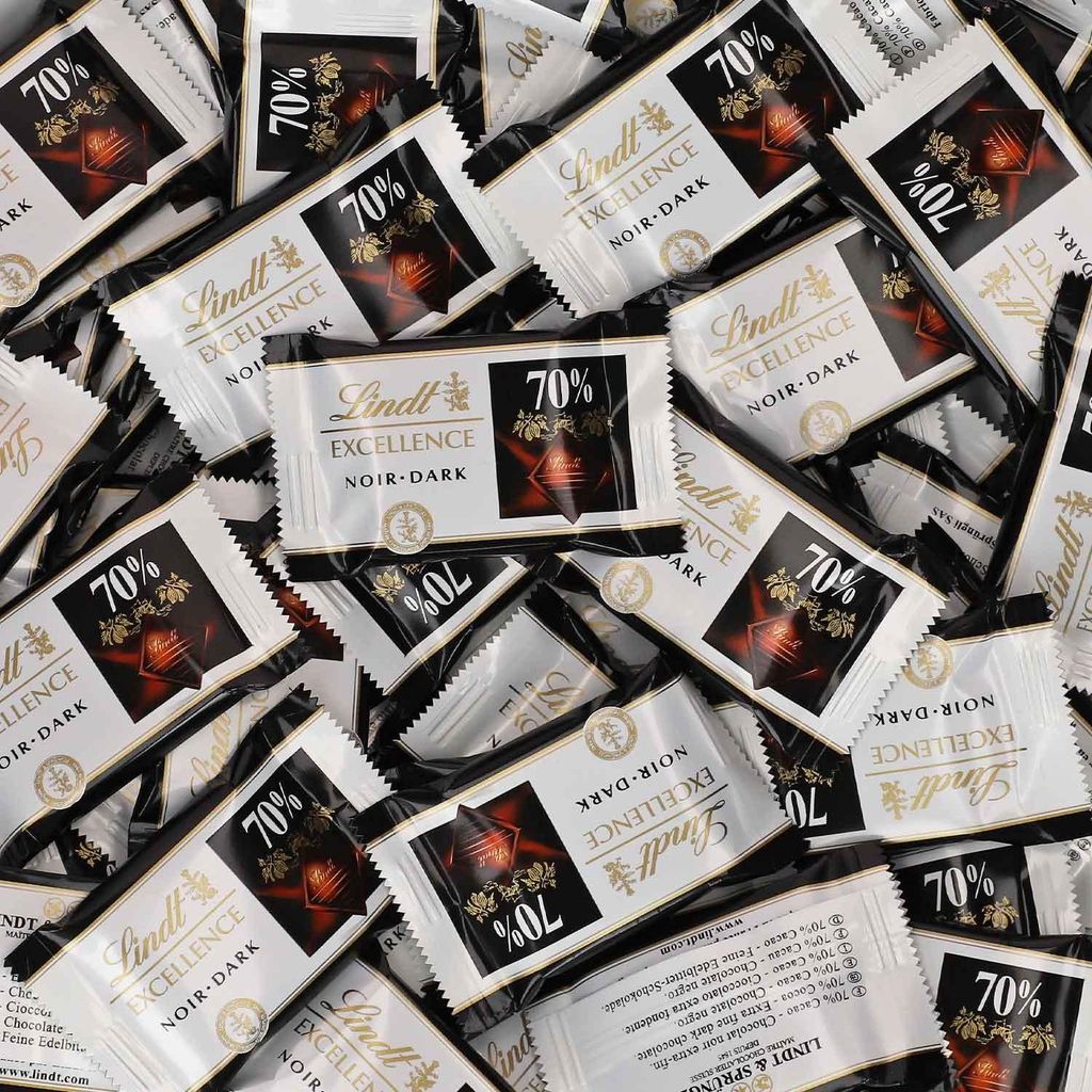 Lindt Excellence Mini Täfelchen 70% Cacao Edelbitter 200er Produktbild 