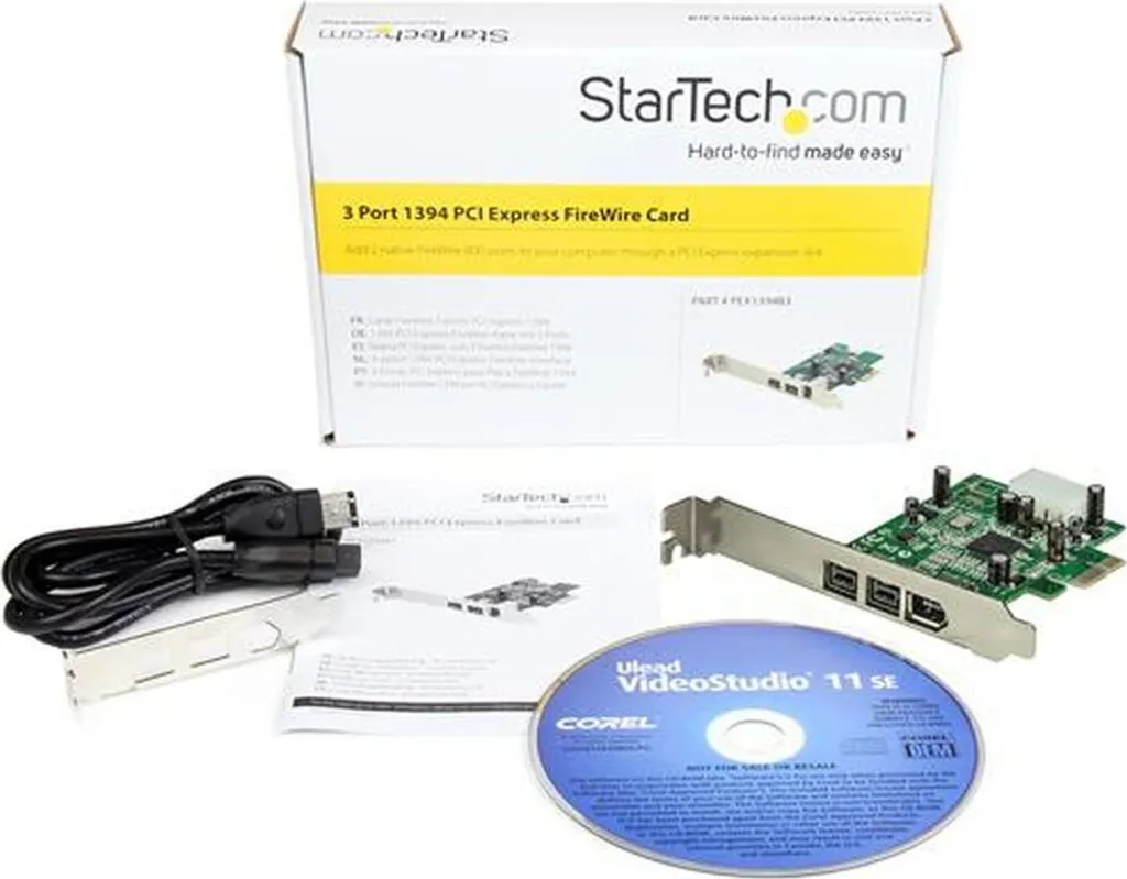 Contrôleur de carte d'extension FireWire 800 PCI-E StarTech PEX1394B3