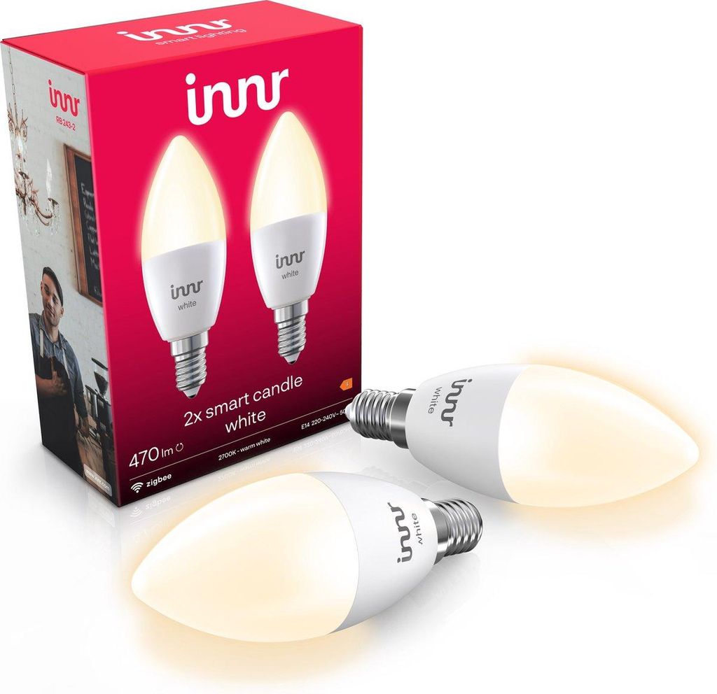 Innr Zigbee E14 LED, compatible con Philips Hue*, bombilla Imagen del producto 