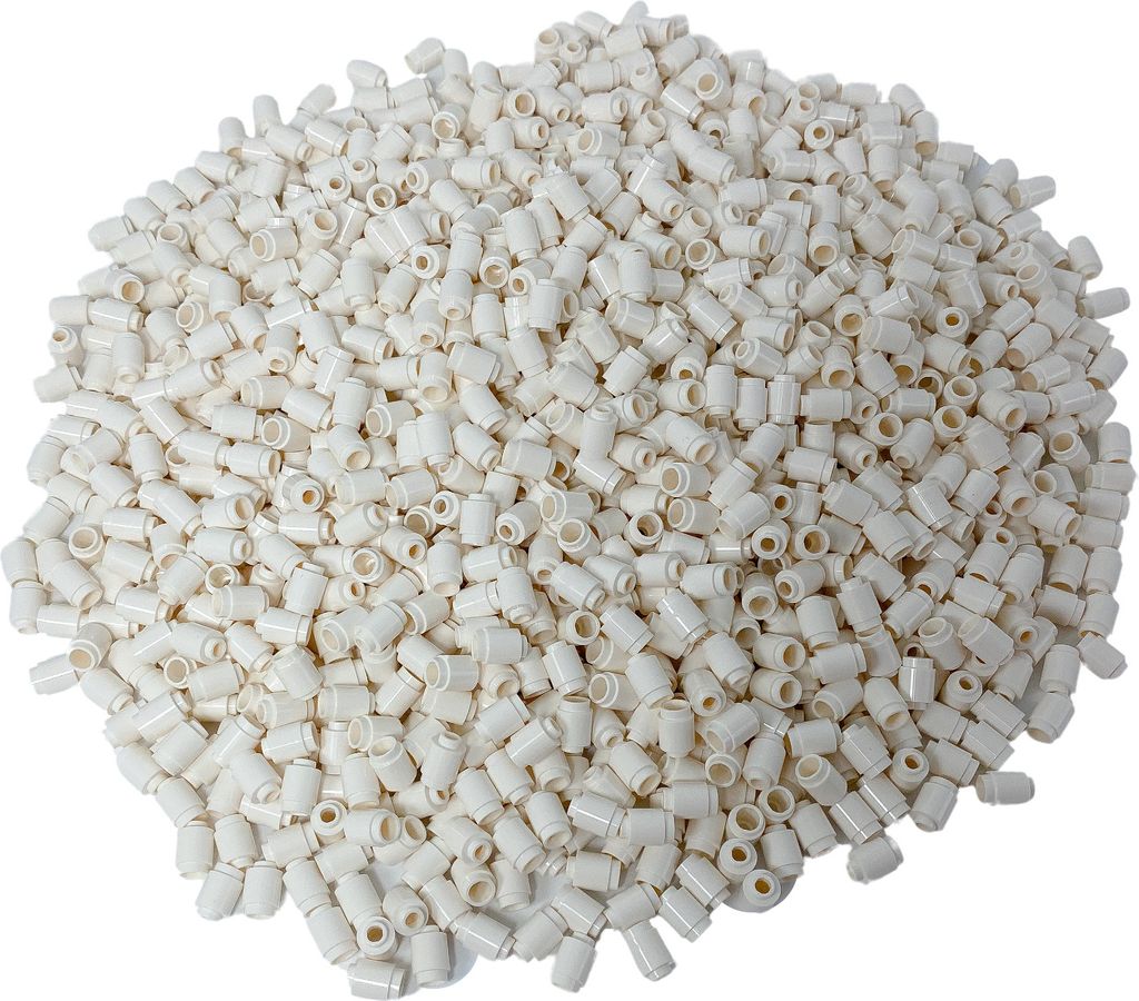 LEGO 1x1 Steine Rundsteine Weiß - 3062b NEU! Menge 50x