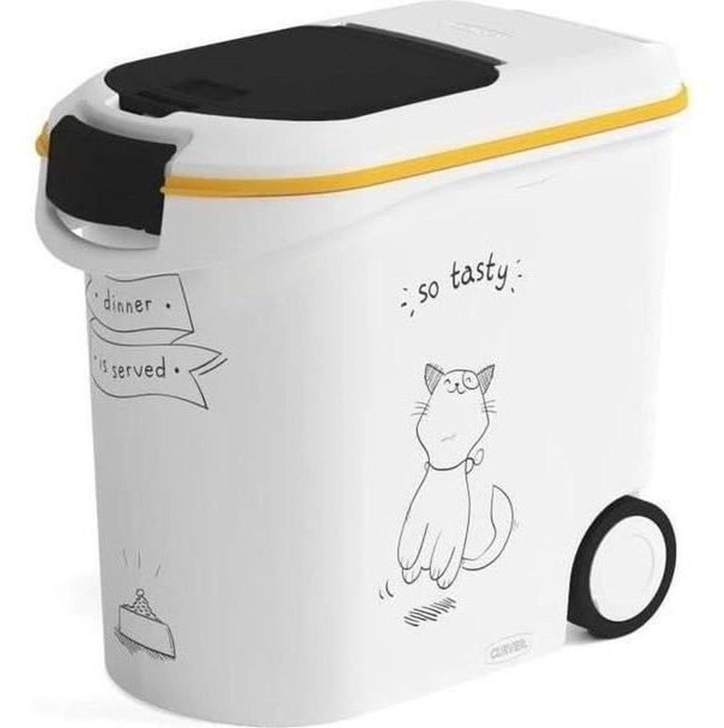 CURVER Cat Food Container with Wheels 12 kg - 35L - Dinner Immagine del prodotto 